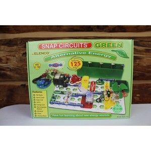 Snap Circuits Green Alternative Energy 125 Projects Model SCG-125 2013 Elenco